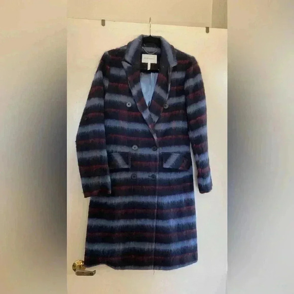 BCBGeneration Double-Breasted Plaid Coat, Created for Macy's - Picture 2 of 6